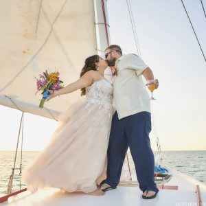 Veronica and Brandon Sailboat Wedding