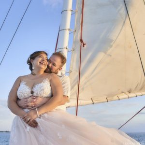 Veronica and Brandon Sailboat Wedding