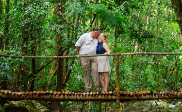 Bob and Cindy Waterfall Wedding