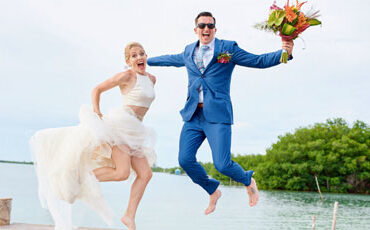 Brittany and Justin Caye Caulker Wedding