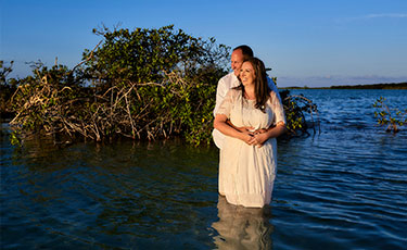 Chelsey and Sean Beach Wedding