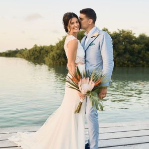 Danielle and Jon Caye Caulker Wedding