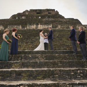 Darcie and Joseph Mayan Temple Wedding