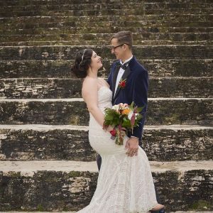 Darcie and Joseph Mayan Temple Wedding