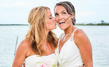 Deahna and Natalie Beachside Wedding