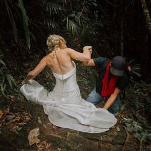 Emma and Lee Waterfall Wedding