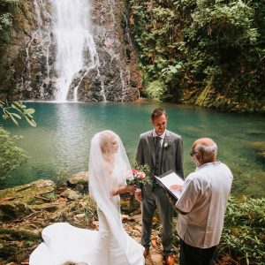 Emma and Lee Waterfall Wedding