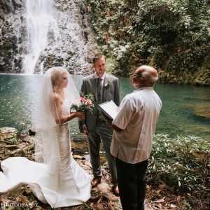 Emma and Lee Waterfall Wedding