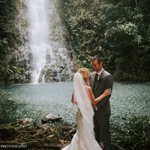 Emma and Lee Waterfall Wedding