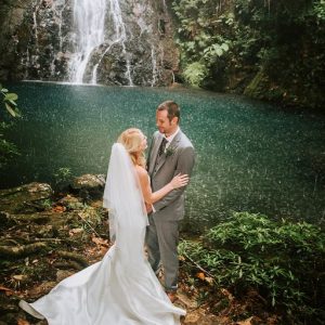 Emma and Lee Waterfall Wedding