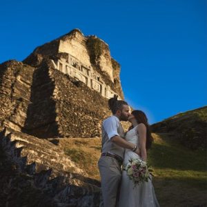 Genevieve and Joseph Mayan Temple Wedding