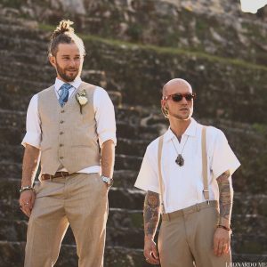 Genevieve and Joseph Mayan Temple Wedding