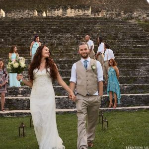 Genevieve and Joseph Mayan Temple Wedding