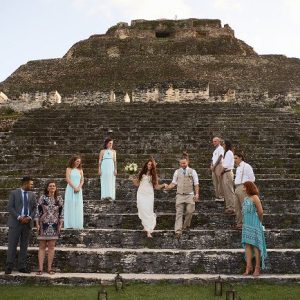 Genevieve and Joseph Mayan Temple Wedding