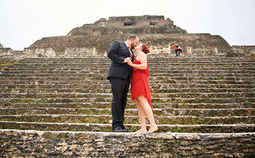 Surprise Wedding and Maya Ruin Shaman Blessing