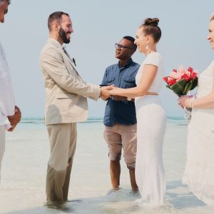 Jaclyn and Thiago Sandbar Wedding