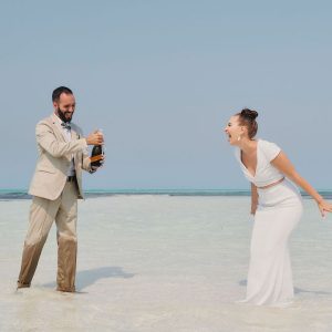 Jaclyn and Thiago Sandbar Wedding