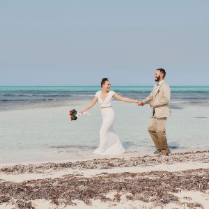 Jaclyn and Thiago Sandbar Wedding