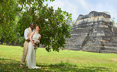 Jenna and Raul Mayan Temple Wedding