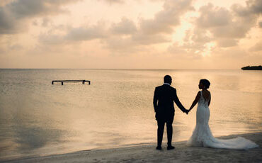 Keisha and Simeon Caye Caulker Wedding