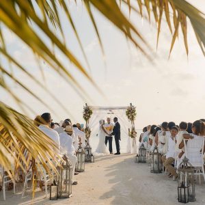 Keisha and Simeon Caye Caulker Wedding