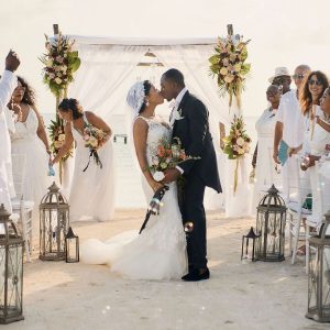 Keisha and Simeon Caye Caulker Wedding
