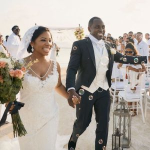 Keisha and Simeon Caye Caulker Wedding