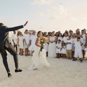 Keisha and Simeon Caye Caulker Wedding