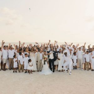 Keisha and Simeon Caye Caulker Wedding