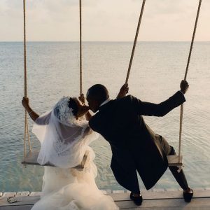 Keisha and Simeon Caye Caulker Wedding