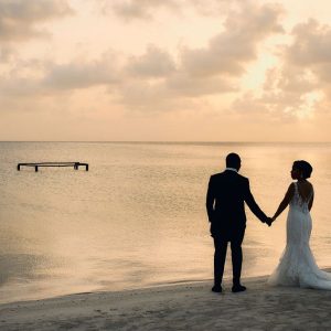 Keisha and Simeon Caye Caulker Wedding