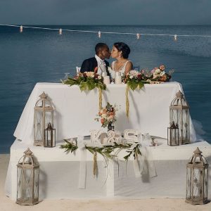 Keisha and Simeon Caye Caulker Wedding