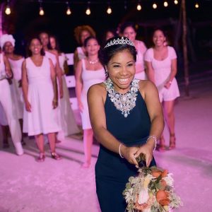 Keisha and Simeon Caye Caulker Wedding