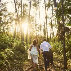 Kristina and Casey Rainforest Wedding