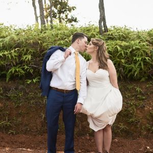 Kristina and Casey Rainforest Wedding