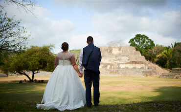 Lani and Larry Mayan Temple Wedding