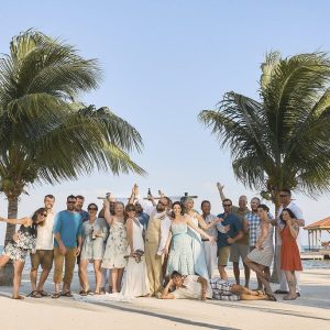 Laurie and Jared St. George's Caye Wedding