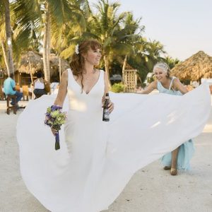 Laurie and Jared St. George's Caye Wedding