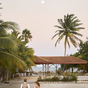 Laurie and Jared St. George's Caye Wedding