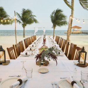 Laurie and Jared St. George's Caye Wedding