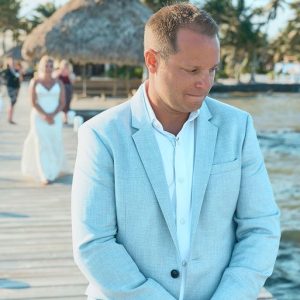 Lexi and Steve Blue Sky Beach Wedding