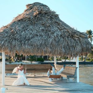 Lexi and Steve Blue Sky Beach Wedding