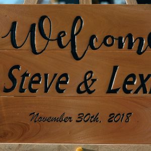 Lexi and Steve Blue Sky Beach Wedding