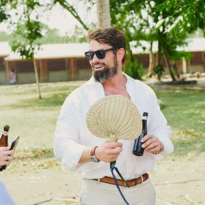 Lindsay and John Jungle and Beach Wedding