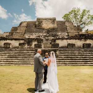 Mary and Tim Mayan temples Wedding