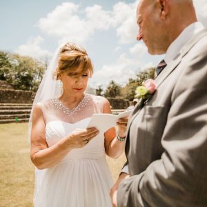 Mary and Tim Mayan temples Wedding