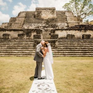 Mary and Tim Mayan temples Wedding