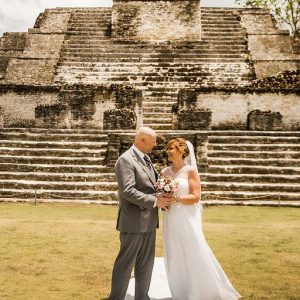 Mary and Tim Mayan temples Wedding