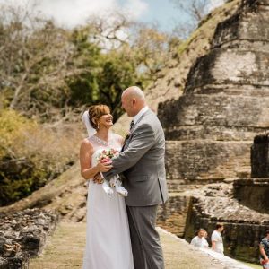 Mary and Tim Mayan temples Wedding