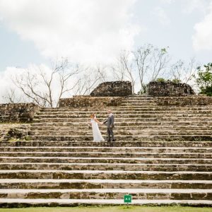 Mary and Tim Mayan temples Wedding